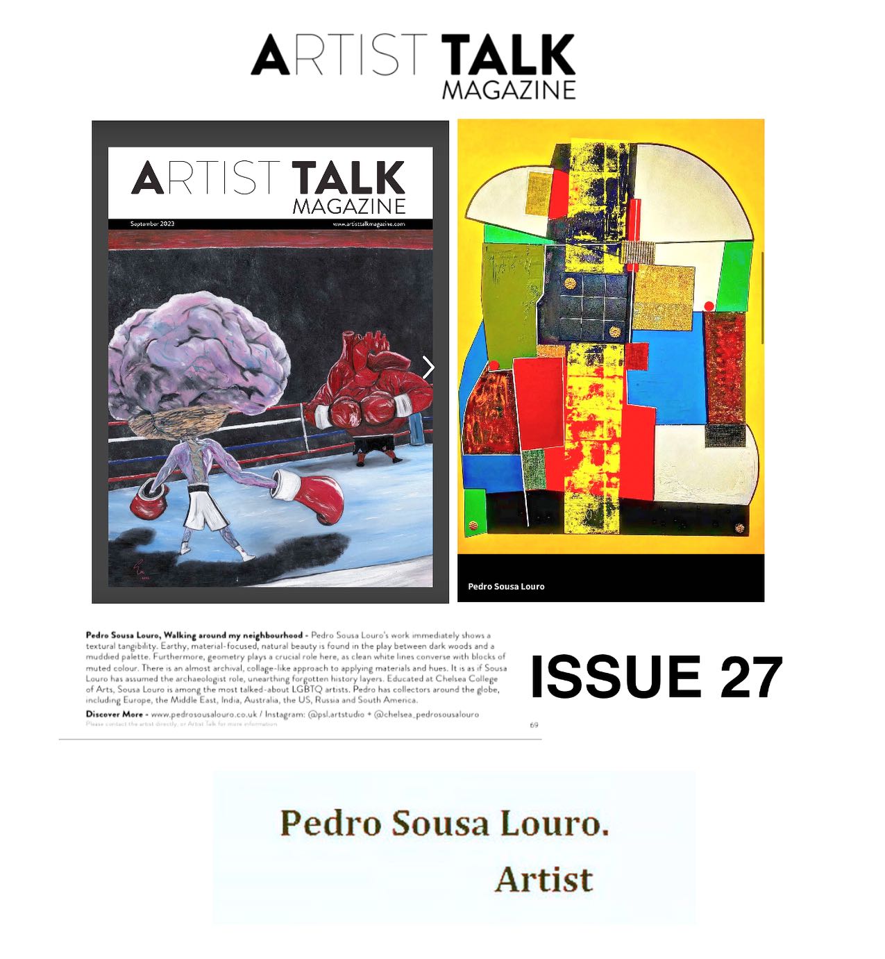 ARTIST TALK MAGAZINE 1
