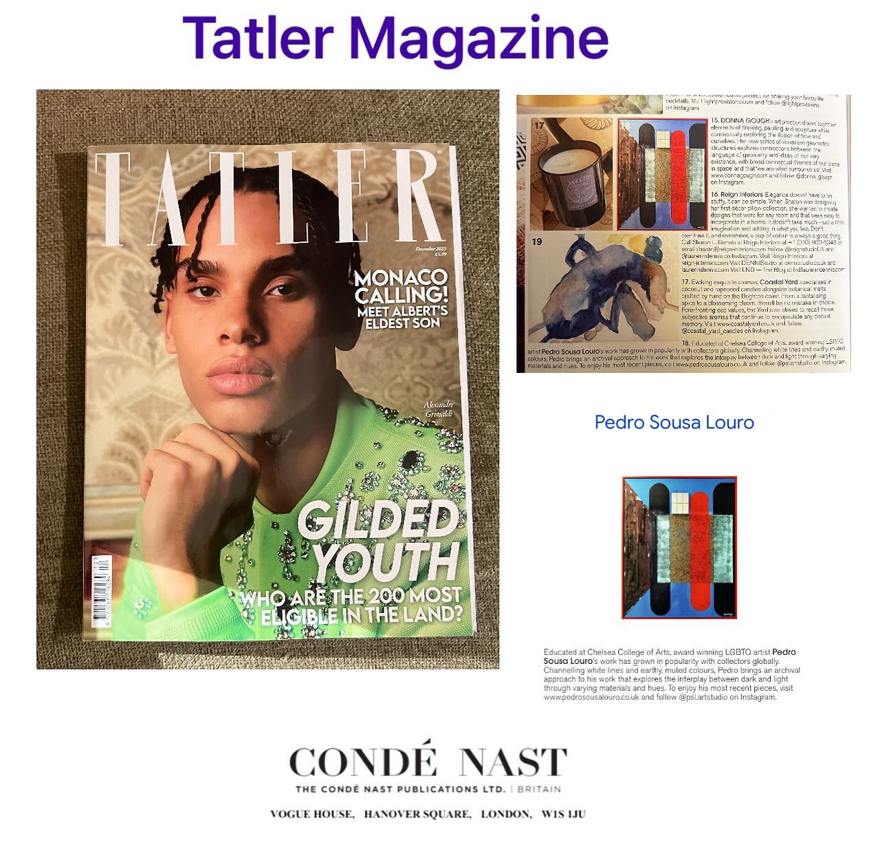 Tatler — December 2023, Gilded Youth